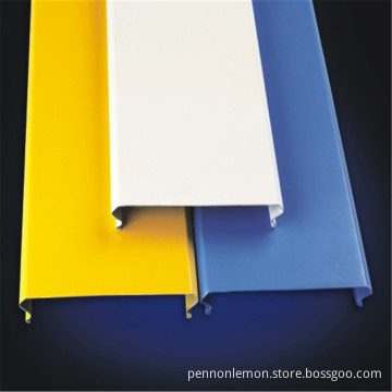 C shape strip ceiling bevel deduction ceiling